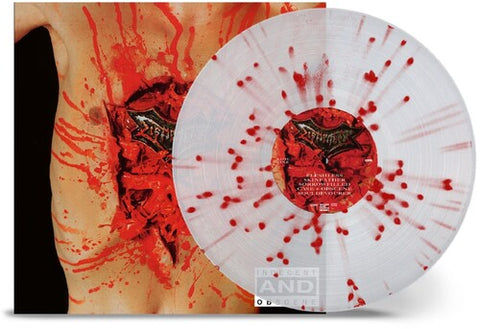 Dismember - Indecent & Obscene - Clear w/ Red Splatter (Vinyl LP)