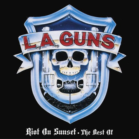 L.A. Guns - Riot On Sunset - The Best Of - Purple Marble (Vinyl LP)