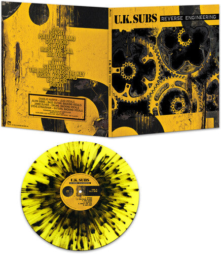 UK Subs - Reverse Engineering - Yellow/black Splatter (Vinyl LP)
