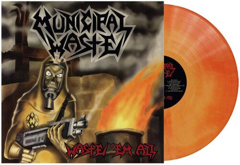 Municipal Waste - Waste 'Em All - Orange Swirl (Vinyl LP)