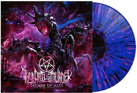 Thy Art Is Murder - Decade of Hate (Live in Melbourne 2023) - Blue W/ Black Pink Splatter (Vinyl LP)