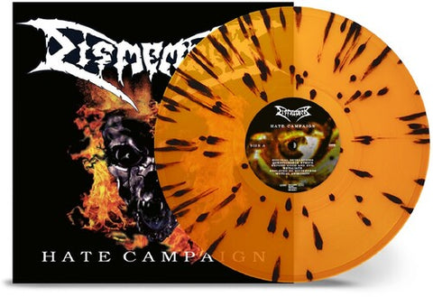 Dismember - Hate Campaign - Transparent Orange W/ Black Splatter (Vinyl LP)