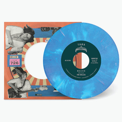 The Belles - Melvin B/w Come Back - Blue/white Marble (Vinyl LP)