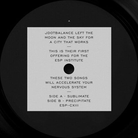 Jdotbalance - Sublimate (Vinyl LP)