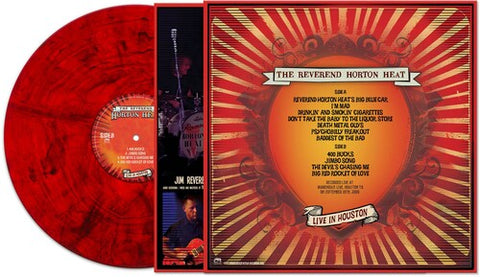 The Reverend Horton Heat - Live In Houston - Red Marble (Vinyl LP)