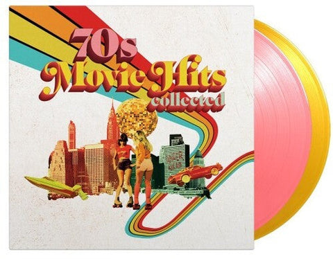 Various Artists - 70's Movie Hits Collected / Various - Limited 180-Gram Pink & Yellow Colored Vinyl (Vinyl LP)