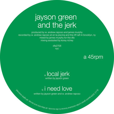 Local Jerk / I Need Love (Vinyl LP)