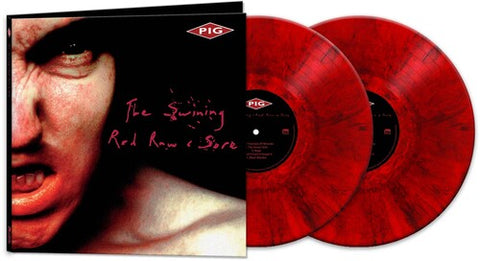 The Pig - The Swining / Red Raw & Sore - Red Marble (Vinyl LP)