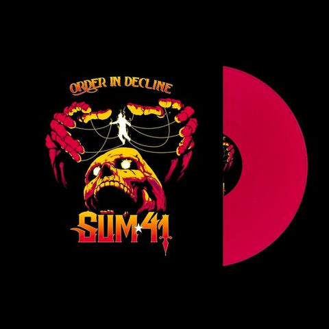 Sum 41 - Order In Decline - Hot Pink Limited Edition Pink Colored Vinyl)