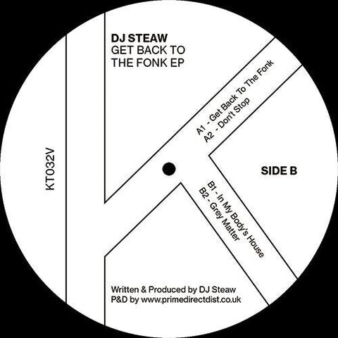 DJ Steaw - Get Back To The Fonk (Vinyl LP)