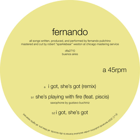 Fernando - I Got, She's Got (Blk) (Ep) [12" Vinyl]