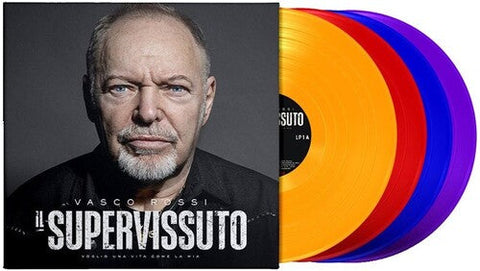 Vasco Rossi - Il Supervissuto - 4LP Box, Orange, Red, Blue & Purple Vinyl (Vinyl LP)