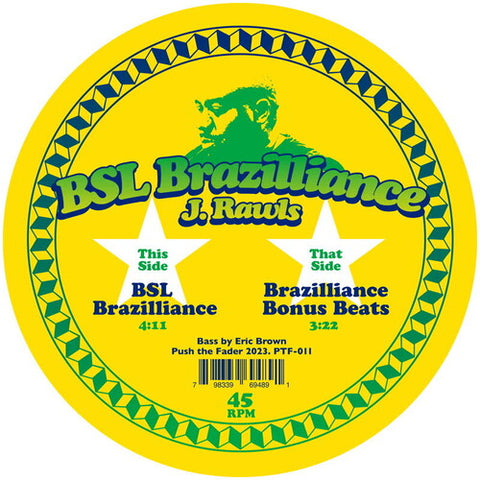 J. Rawls - BSL Brazilliance (Vinyl LP)