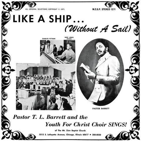 Pastor Barrett  T.L. / Youth For Christ Choir - Like A Ship (Without A Sail) [LP]