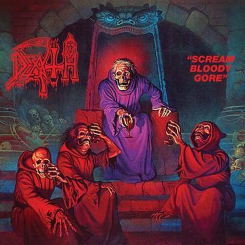 Death - Scream Bloody Gore (Limited Edition Violet, White & Red Splatter Colored Vinyl)