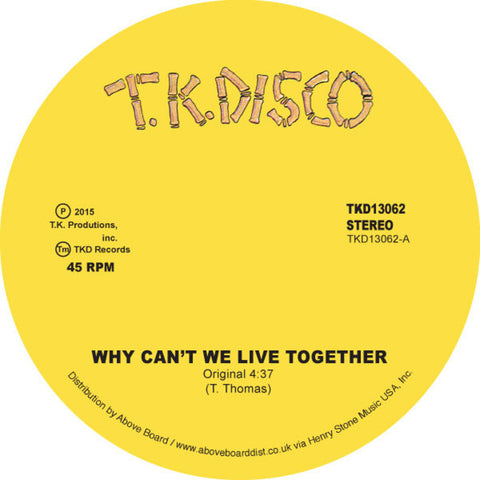 Timmy Thomas - Why Can't We Live Together [12" Vinyl]