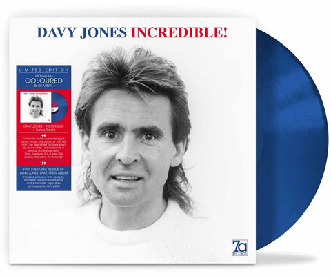 Davy Jones - Incredible - Blue Vinyl (Blue) [Colored Vinyl] [180 Gram] (Uk)