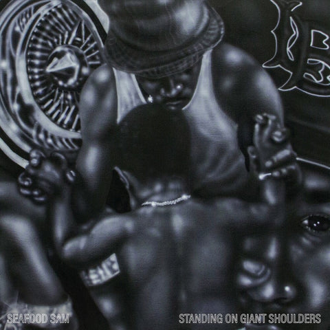Seafood Sam - Standing On Giant Shoulders - Cream & Orange [LP]