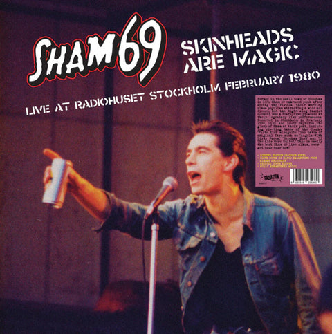 Sham 69 - Skinheads Are Magic: Live In Stockholm 02/02/1980 [LP]