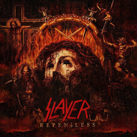 Slayer - Repentless -(Limited Edition Translucent Orange, Yellow, & Black Splatter Colored Vinyl)