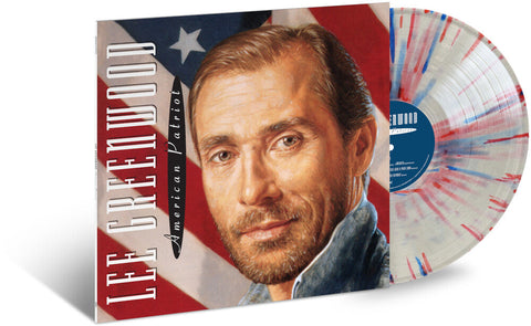 Lee Greenwood - American Patriot [White with Red and Blue Fireworks Splatter LP]