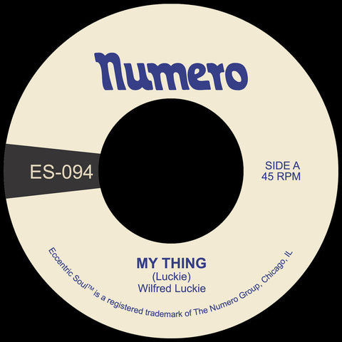 Wilfred Luckie - My Thing / Wait For Me [Colored Vinyl]