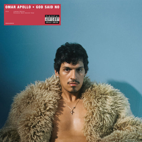 Omar Apollo - God Said No [ Indie Exclusive Gold LP Gatefold with printed inner sleeve and poster]