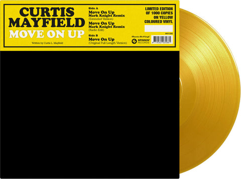Curtis Mayfield - Move On Up [Colored Vinyl] [Limited Edition] (Ylw)