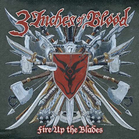 3 Inches Of Blood - Fire Up The Blades [Colored Vinyl] (Red) (Exp) (Can)