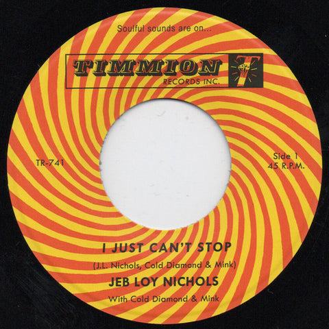 Jeb Nichols  Loy / Cold Diamond & Mink - I Just Can't Stop [Colored Vinyl] (Red) (Can)