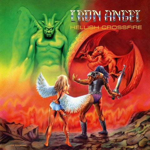 Iron Angel - Hellish Crossfire (Blk) [Colored Vinyl] (Org) (Spla)