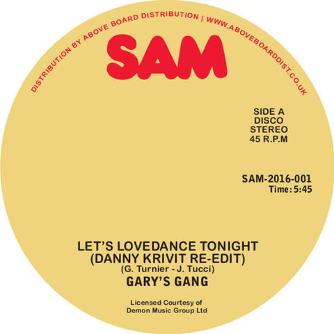 Gary's Gang - Let's Lovedance Tonight (Danny Krivit Re-Edit) [12" Vinyl]