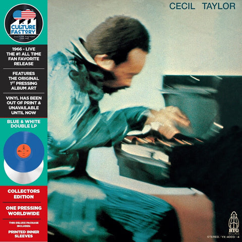 Cecil Taylor - Student Studies - Blue & White (Blue) [Colored Vinyl] [Limited Edition]