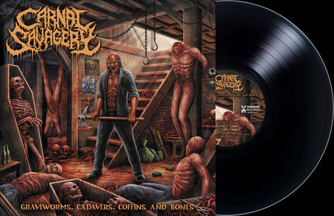 Carnal Savagery - Graveworms Cadavers Coffins & Bones [Limited Edition]