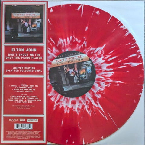 Elton John - Don't Shoot Me I'm Only The Piano Player [Red Splatter 180g LP]