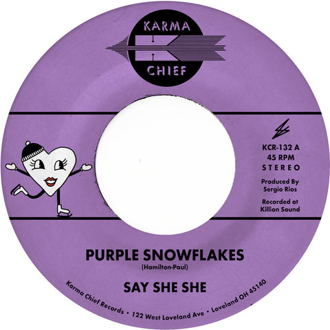 Say She She - Purple Snowflakes / This Wintertime [7" Vinyl]