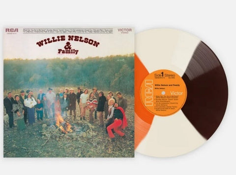 Willie Nelson - Willie Nelson & Family - 180-Gram 'Campfire Quad' Colored Vinyl [LP]