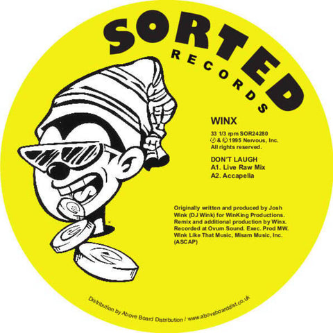 Winx - Don't Laugh (Richie Hawtin Remix) [12" Vinyl]