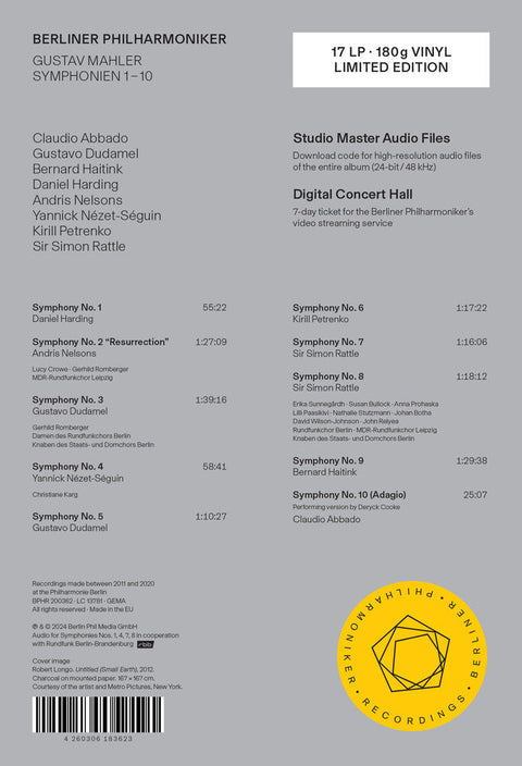 Mahler / Berliner Philharmoniker - Symphonies Nos. 1-10 [LP]