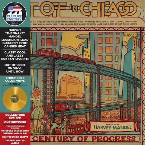 Harvey Mandel - Get Off In Chicago - Yellow/Gold [Colored Vinyl] (Gate)