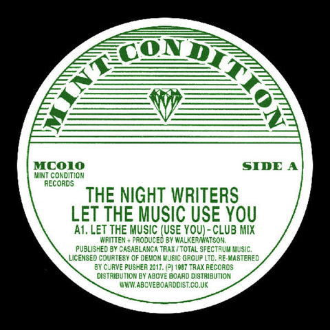 Night Writers - Let The Music Use You [12" Vinyl]