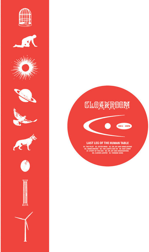 Cloarkroom - Last Leg of the Human Table [LP Clear with Silver Glitter]
