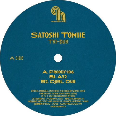 Satoshi Tomiie - Tri-Dub (Blue) [Clear Vinyl]
