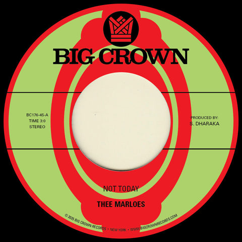 Thee Marloes - Not Today B/W Over [7" Vinyl]