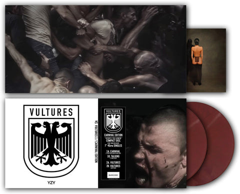 Kanye West  / Ty Dolla Sign - Vultures 1 - Carnival Maroon Vinyl Edition (W/Cd) [7" Vinyl]