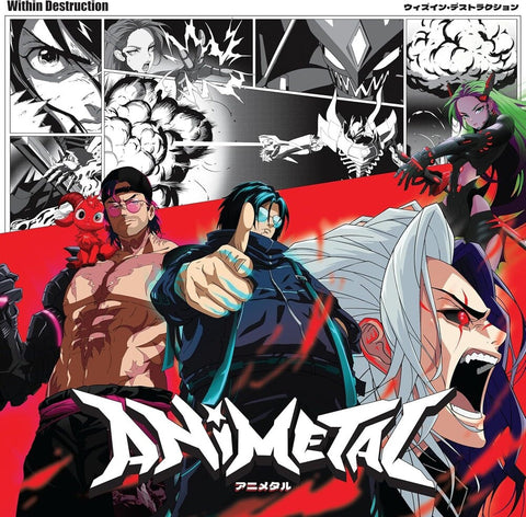 Within Destruction - Animetal  [Indie Exclusive Limited Edition Burgundy/Pink/Black Splatter LP]