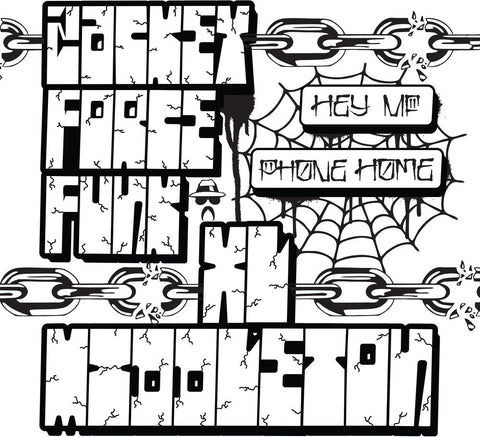 Zackey Force Funk & XL Middleton - Hey MF b/w Phone Home [7" Vinyl]