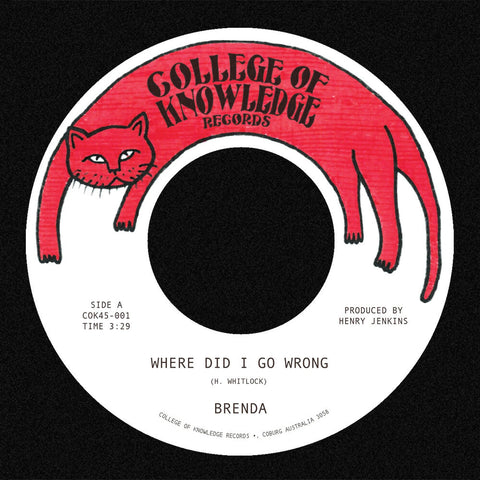 Brenda - Where Did I Go Wrong B/W Family [7" Vinyl]