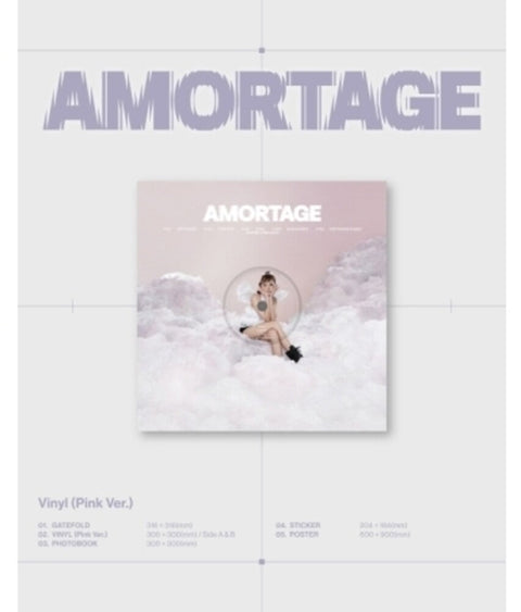 Jisoo - Amortage - Pink Version (Post) (Stic) (Phob) [LP]