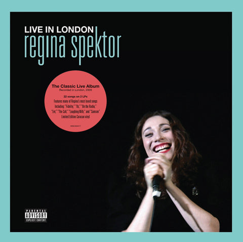 Regina Spektor - Live in London 2LP (curacao blue 2LP) [LP]